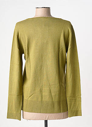 Pull coupe cintrée manches longues vert BARBARA LEBEK femme