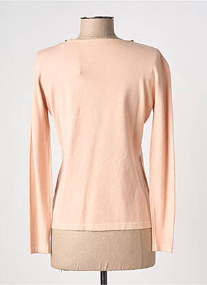 Pull coupe cintrée manches longues rose TRIPODE femme