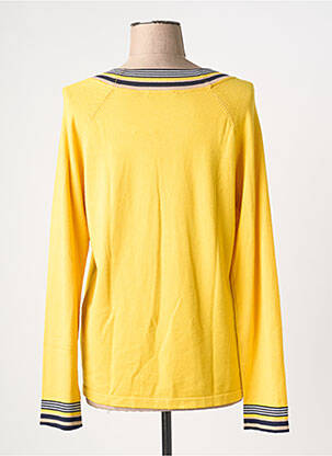 Pull coupe cintrée manches longues jaune BETTY BARCLAY femme