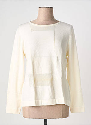 Pull coupe cintrée manches longues beige RABE femme