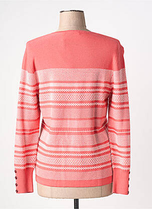 Pull coupe cintrée manches longues rouge RABE femme