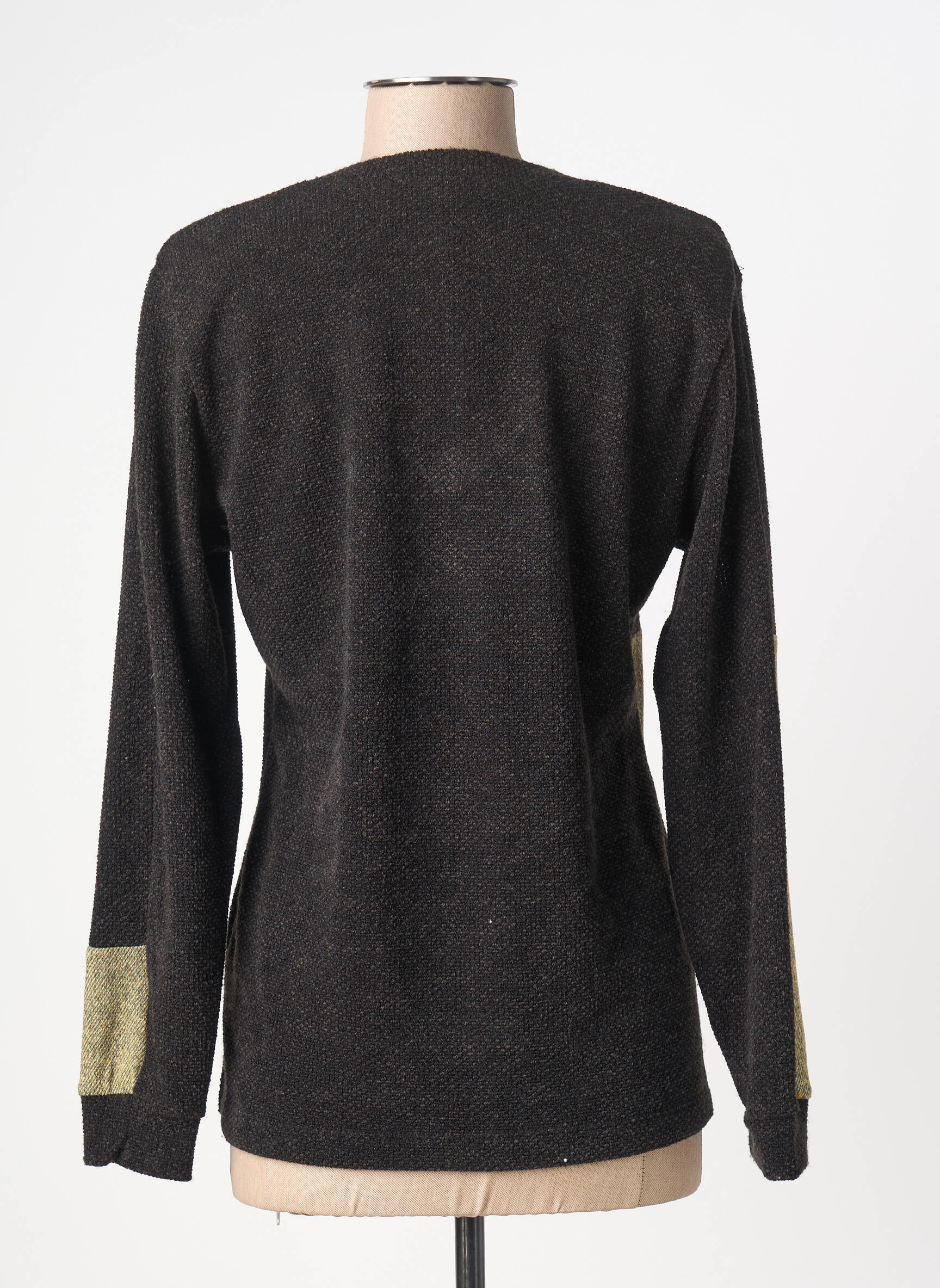 Pull coupe cintrée manches longues noir MERI & ESCA femme