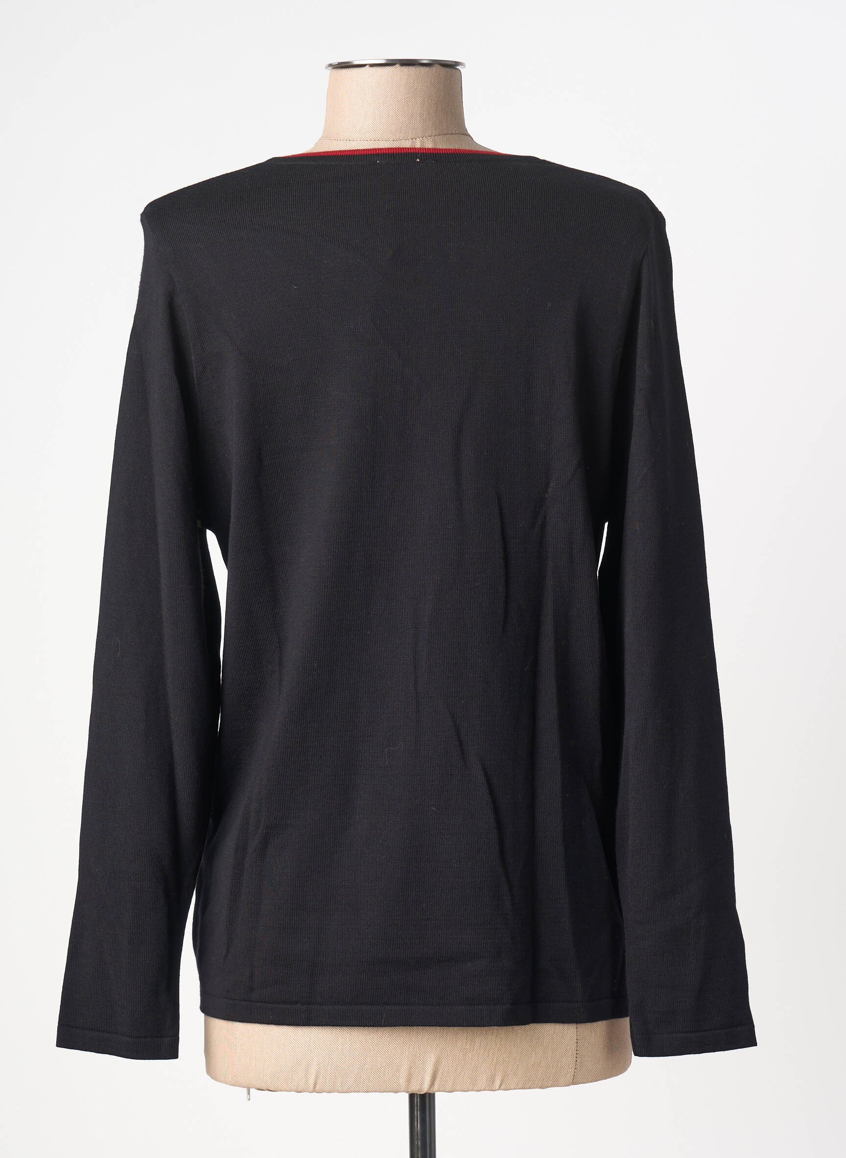 Top stretch manches longues noir GUY DUBOUIS femme