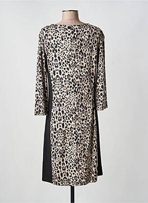 Robe mi-longue manches longues manches longues noir BETTY BARCLAY femme