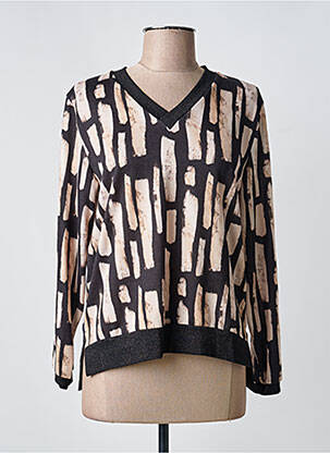 Top stretch manches longues noir TINTA STYLE femme