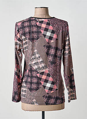 T-shirt manches longues manches longues rose GUY DUBOUIS femme