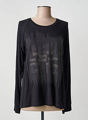 T-shirt manches longues manches longues noir TUZZI femme