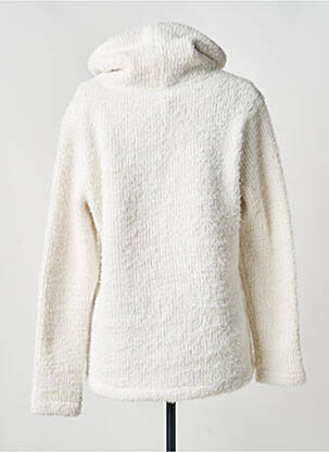 Pull col roulé coupe cintrée manches longues beige DOLCEZZA femme