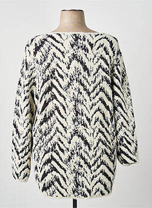 Pull coupe droite manches longues beige GREGORY PAT femme