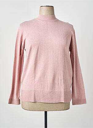 Pull coupe cintrée manches longues rose BARBARA LEBEK femme