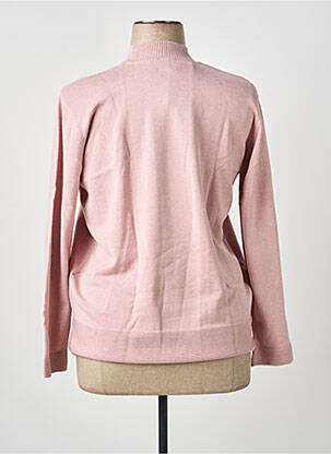 Pull coupe cintrée manches longues rose BARBARA LEBEK femme