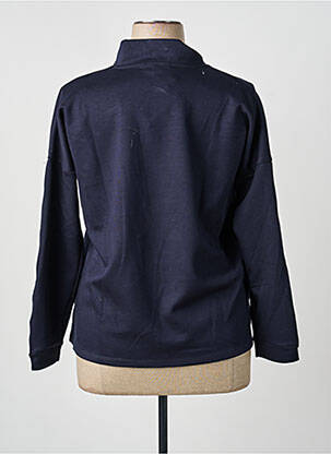 Sweat-shirt stretch manches longues bleu TINTA STYLE femme