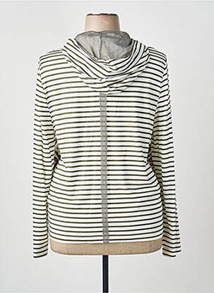 Veste casual col rond vert FRANK WALDER femme