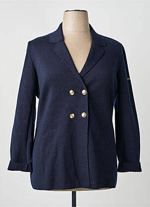 Blazer coupe cintrée bleu SAINT JAMES femme