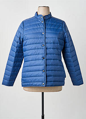 Doudoune poches sans capuche bleu GUY DUBOUIS femme