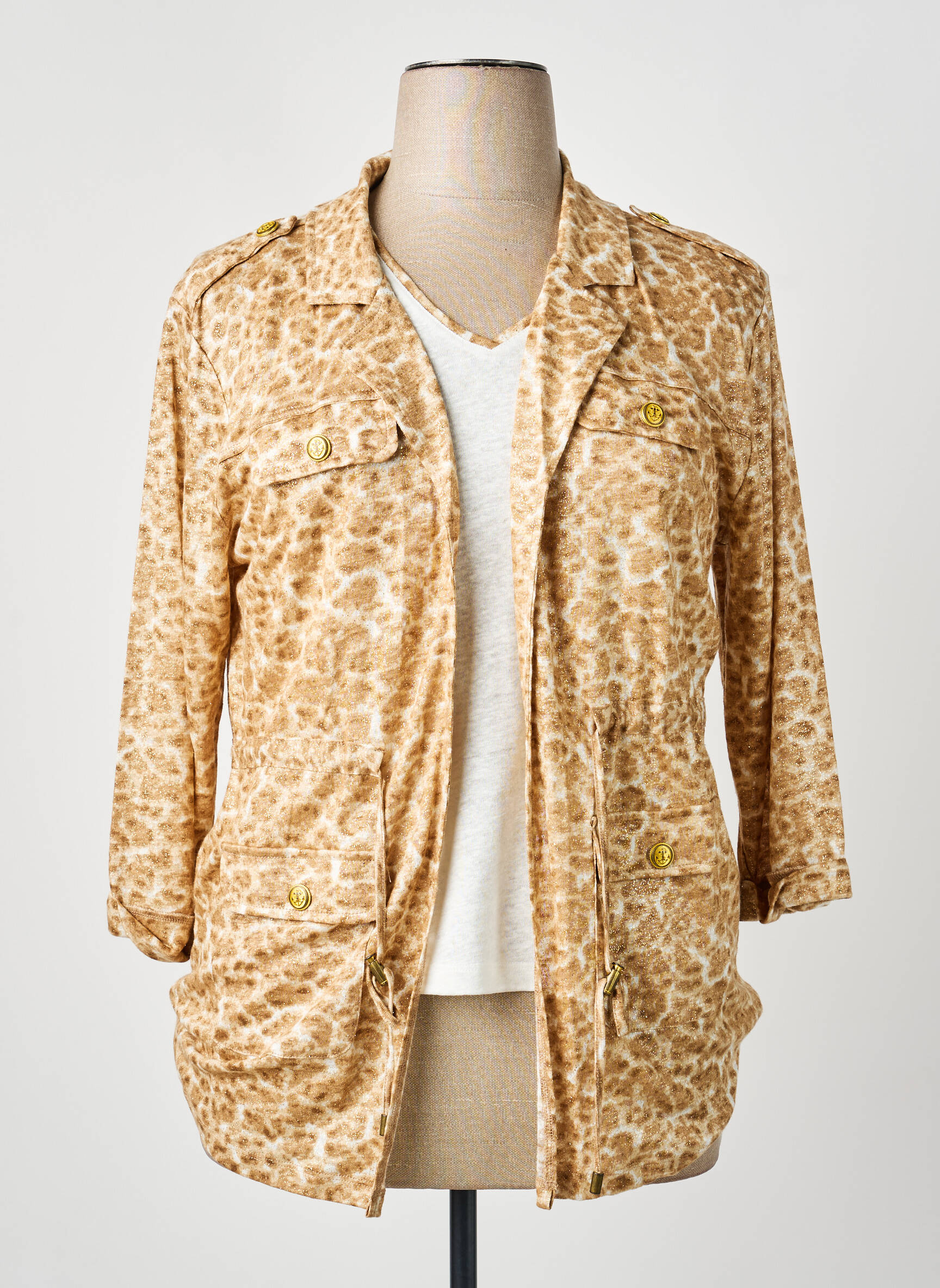 Twin-set manches 3/4 beige ANANKE femme