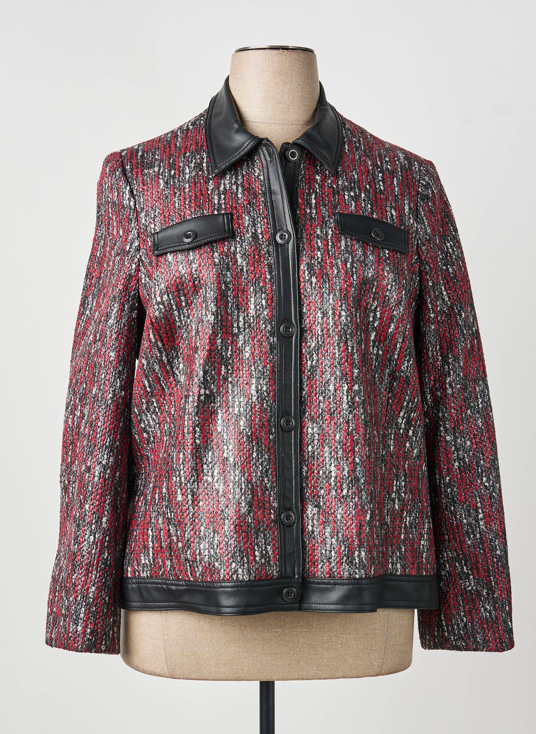 Veste casual poches gris GUY DUBOUIS femme