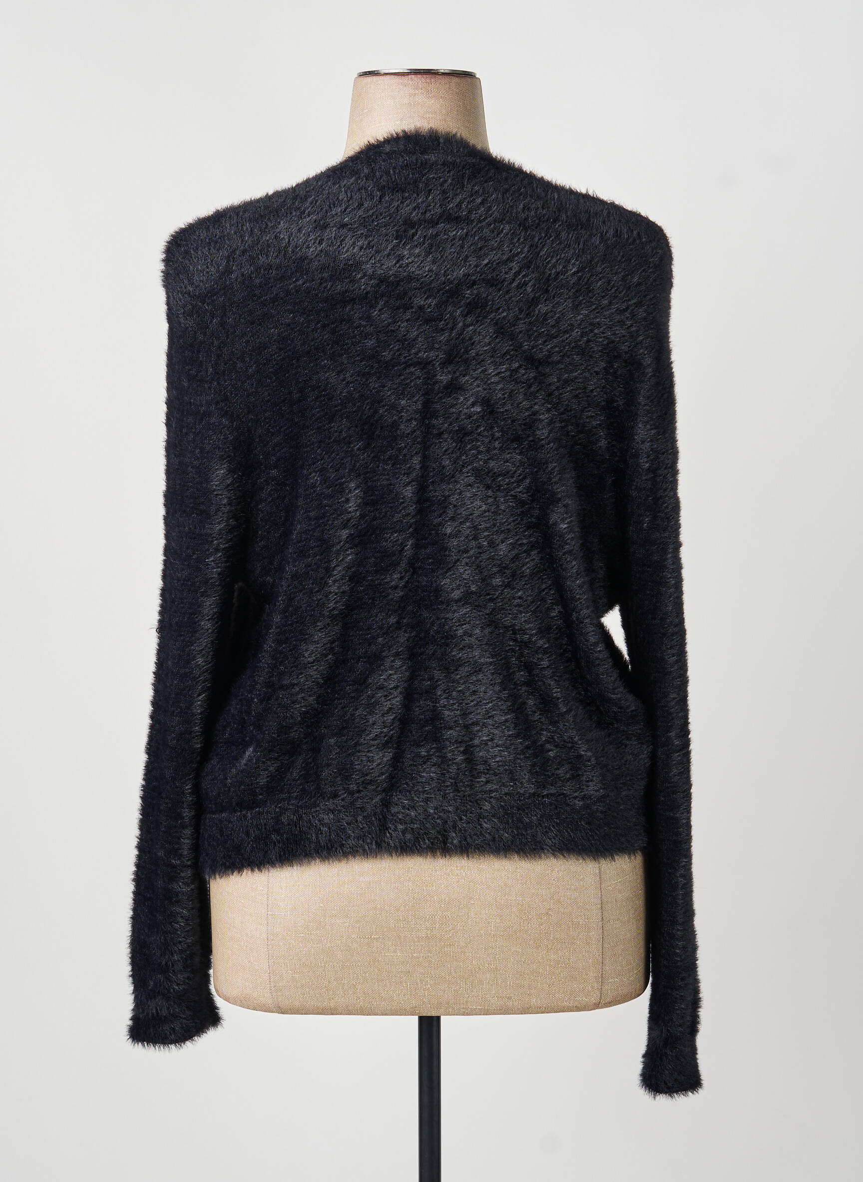 Gilet manches longues stretch noir BARBARA LEBEK femme