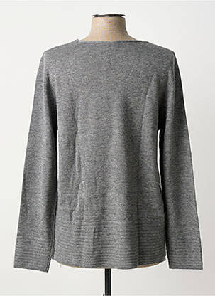 Pull coupe cintrée manches longues gris FUEGOLITA femme