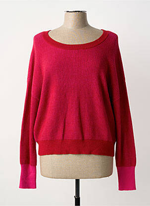 Pull stretch manches longues rouge ANANKE femme