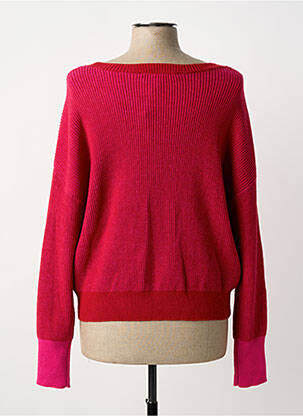 Pull stretch manches longues rouge ANANKE femme