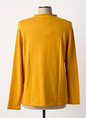 Pull coupe cintrée manches longues jaune FRANK WALDER femme