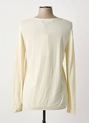 Pull coupe cintrée manches longues beige ANANKE femme