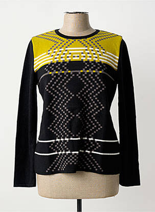 Pull coupe cintrée manches longues noir TELMAIL femme