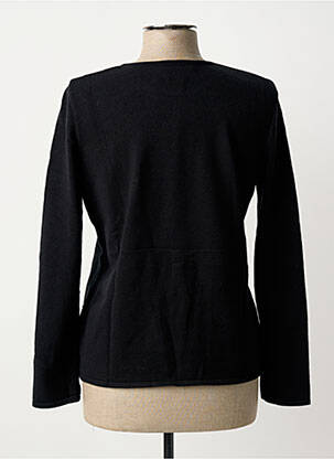 Pull coupe cintrée manches longues noir TELMAIL femme