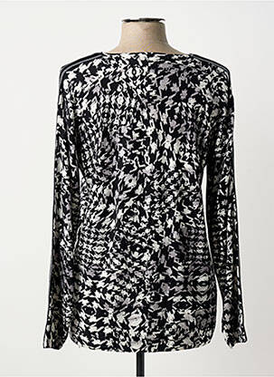 Pull coupe cintrée manches longues noir BARBARA LEBEK femme