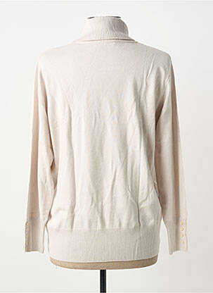 Pull col roulé maille souple et aérée manches longues gris RABE femme