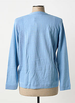 Pull coupe cintrée manches longues bleu RABE femme
