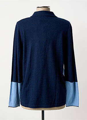 Pull coupe cintrée manches longues bleu RABE femme