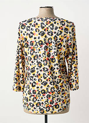 T-shirt manches 3/4 manches 3/4 jaune THOMAS RABE femme