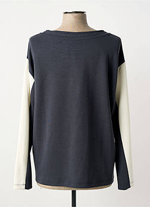 Sweat-shirt stretch manches longues gris BARBARA LEBEK femme