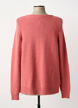Gilet manches longues col rond rose BARBARA LEBEK femme