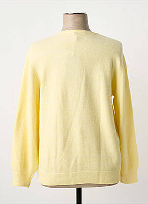 Pull coupe cintrée manches longues jaune OLSEN femme
