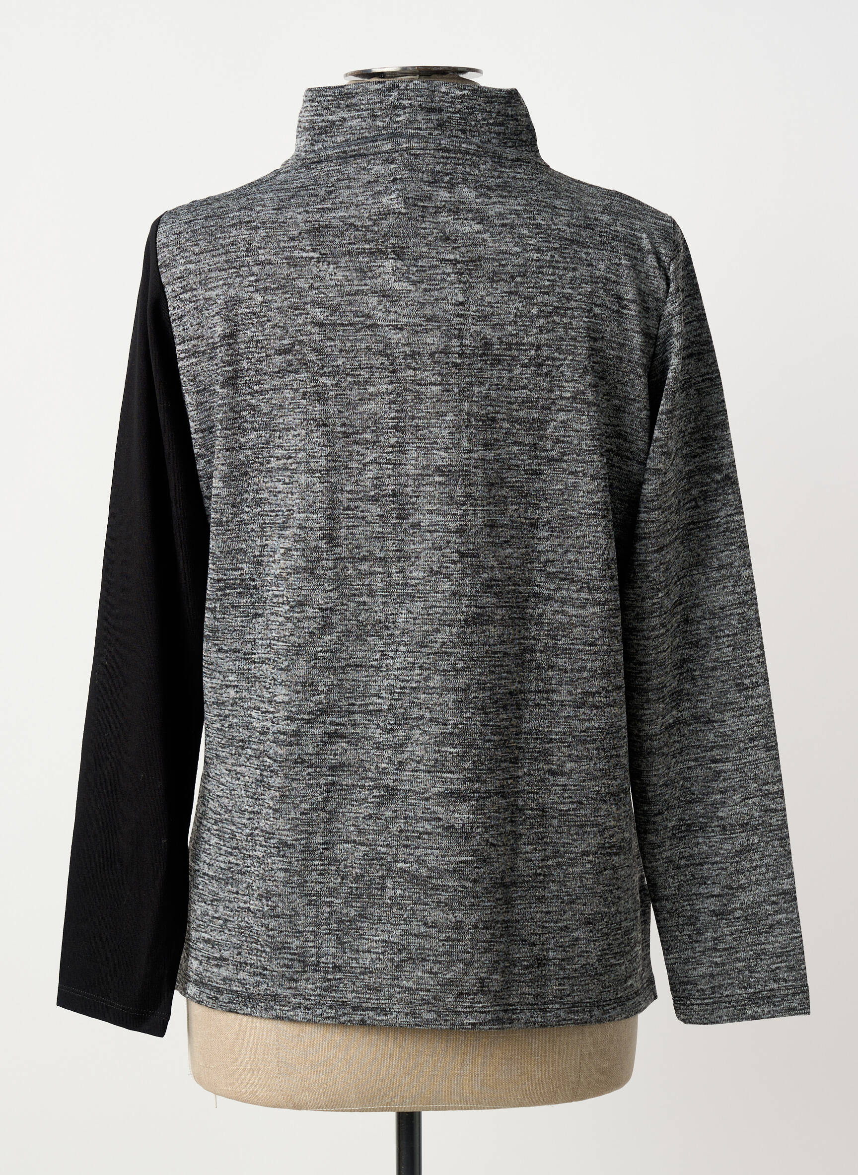 Top stretch manches longues gris MERI & ESCA femme