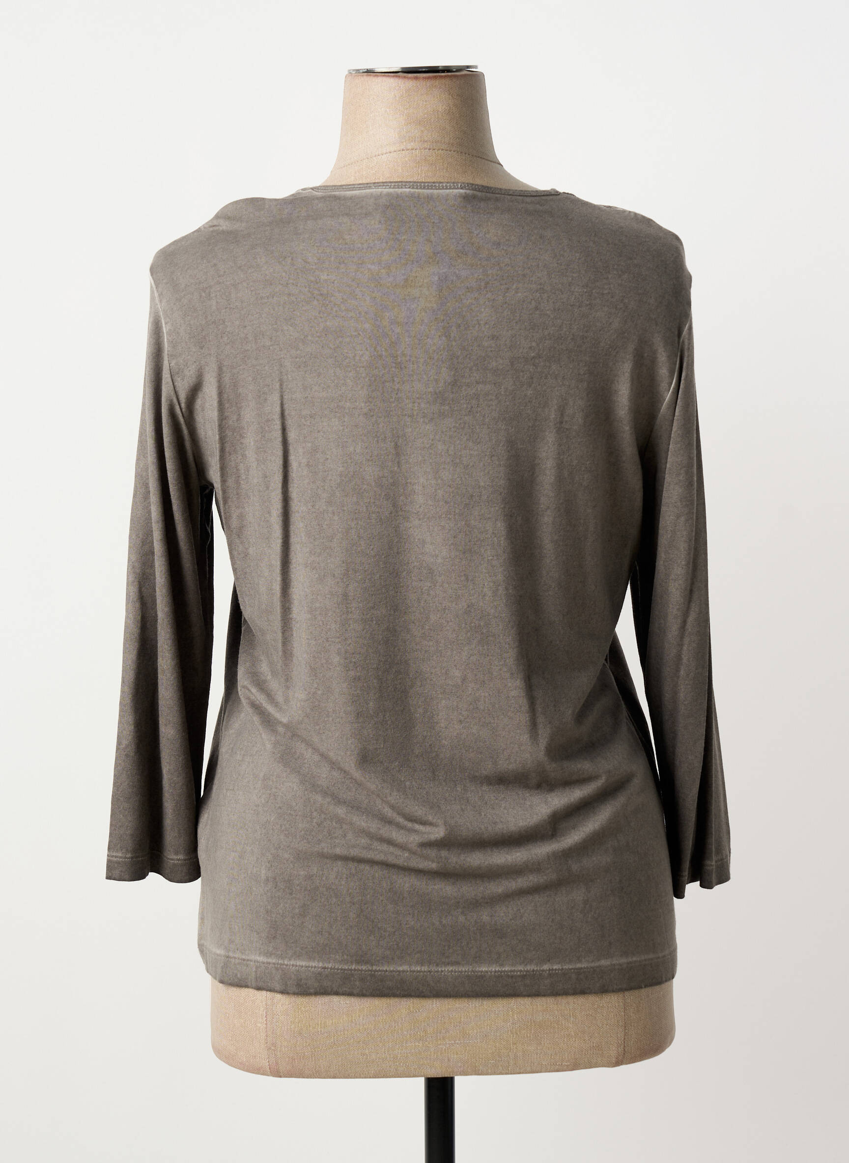 T-shirt manches 3/4 manches 3/4 gris RABE femme