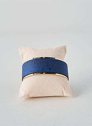 Bracelet manchette matériaux métal bleu LITTLE ETINCELLE femme