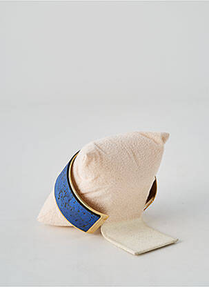 Bracelet manchette matériaux métal bleu LITTLE ETINCELLE femme