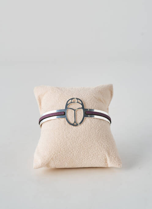 Bracelet manchette matériaux métal violet LITTLE ETINCELLE femme