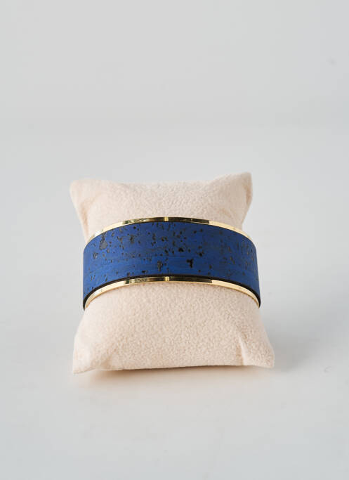 Bracelet manchette matériaux métal bleu LITTLE ETINCELLE femme