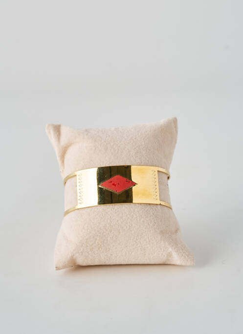 Bracelet manchette matériaux métal rouge LITTLE ETINCELLE femme