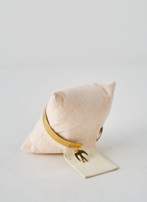 Bracelet manchette matériaux métal or KA femme