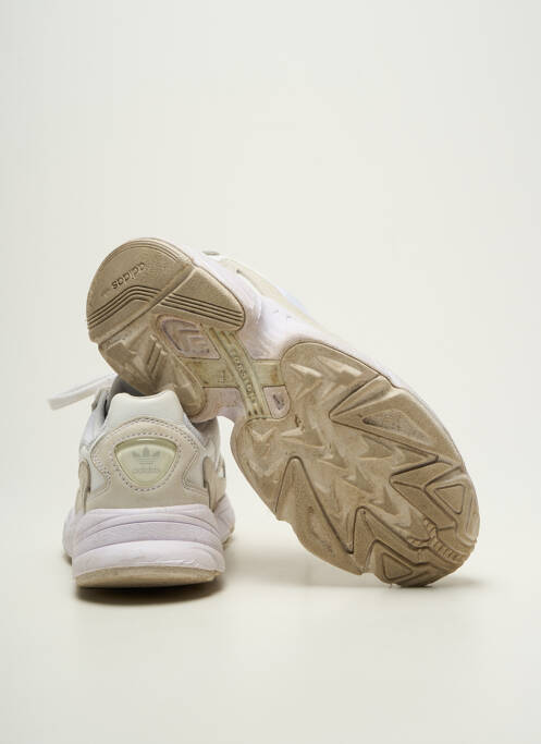 Baskets bout rond talon de 4 à 6cm blanc ADIDAS femme