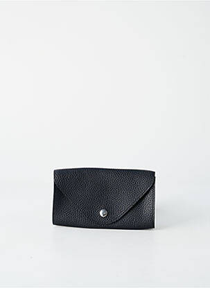 Sac fermeture rabat pressionné banane noir SANS MARQUE femme