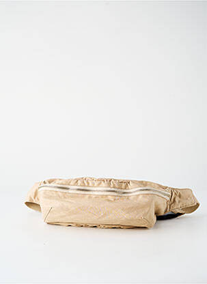 Sac fermeture zippée banane beige MONOPRIX femme