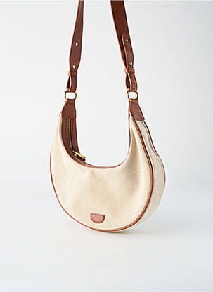 Sac fermeture zippée marron JW PEI femme