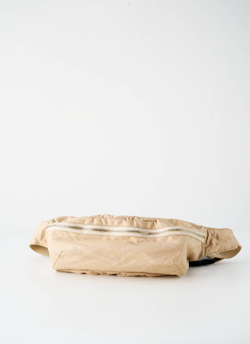 Sac fermeture zippée banane beige MONOPRIX femme